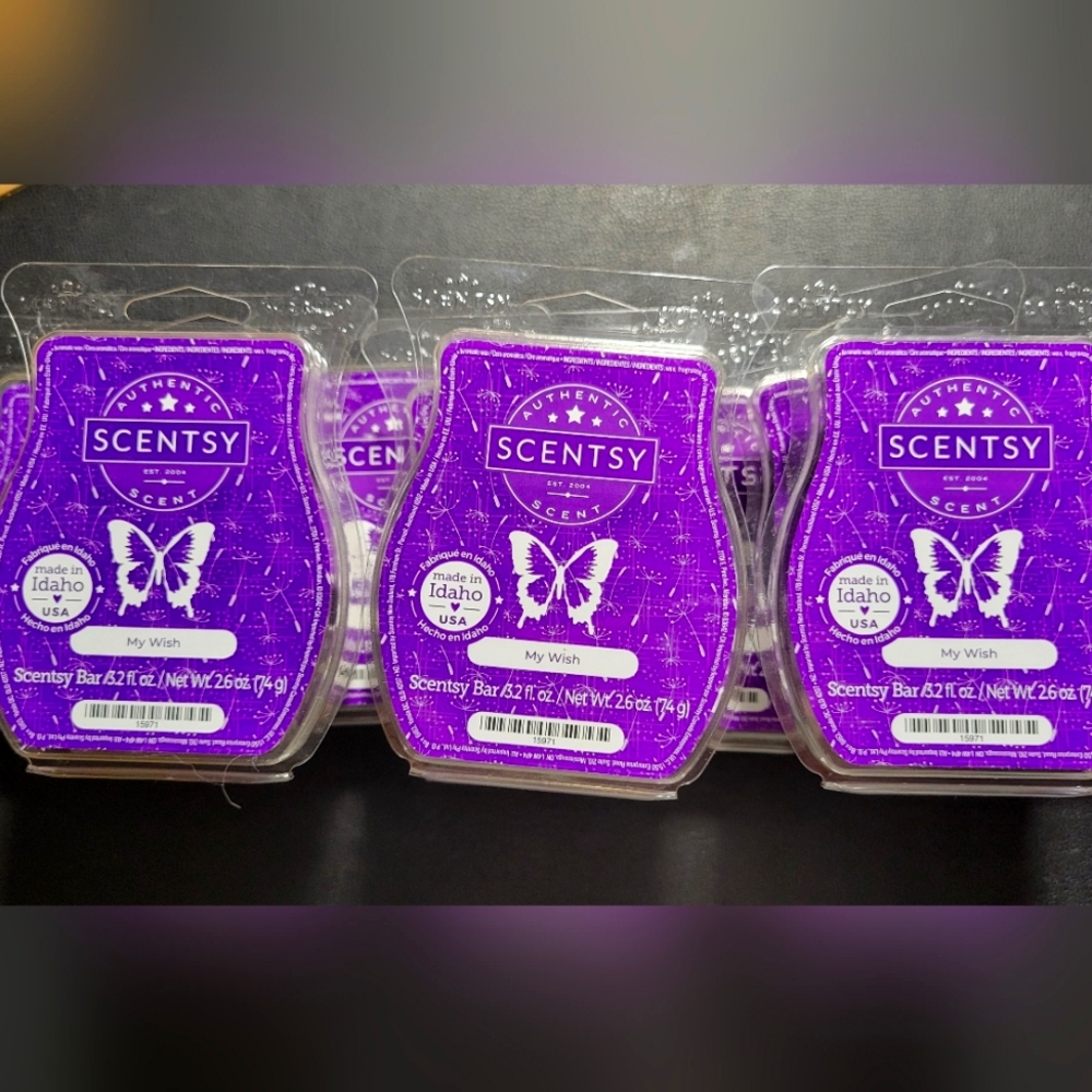 Lot of 10 Scentsy Wax Bars - My Wish